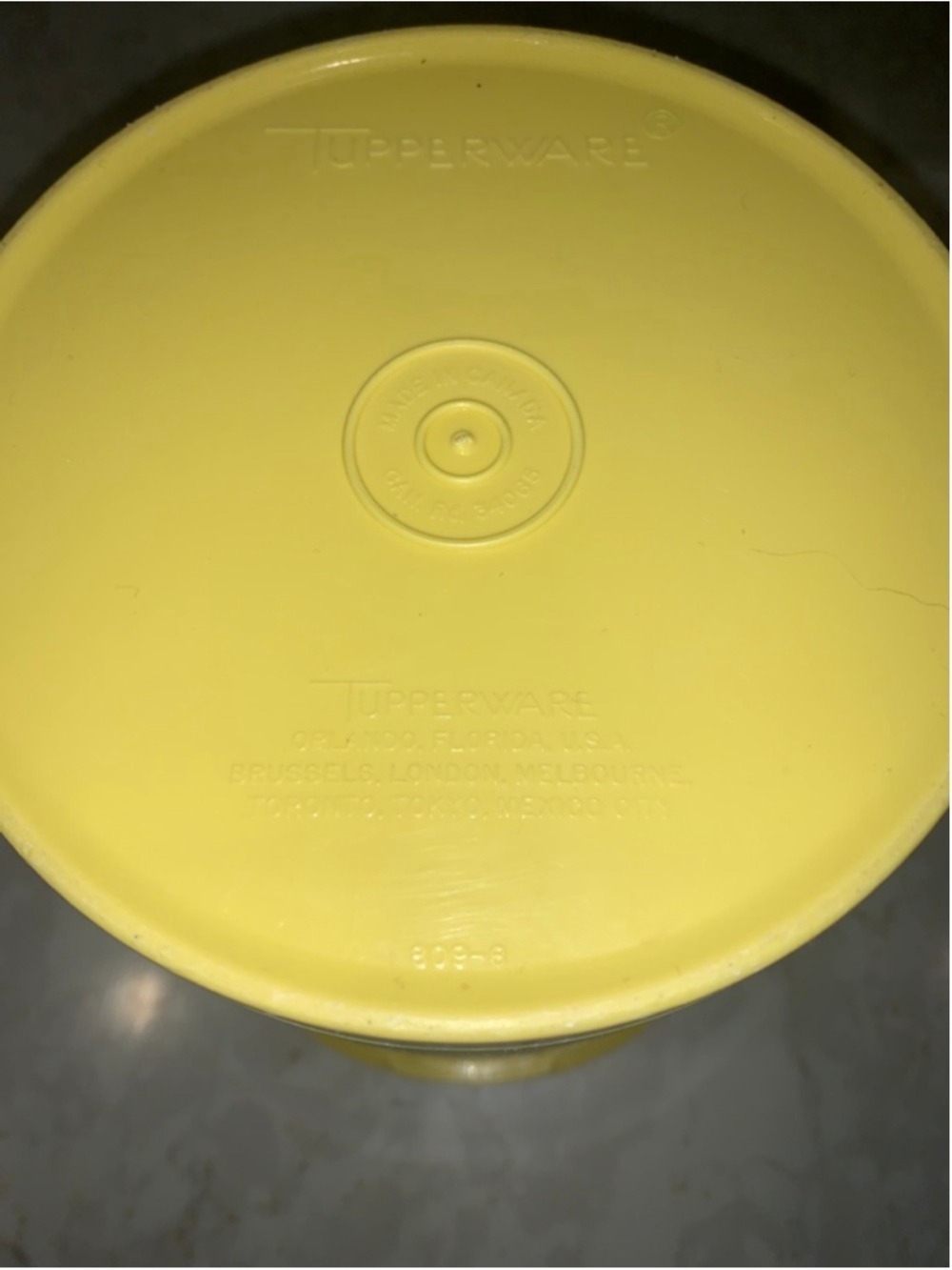 Tupperware Yellow Food Storage Container One Size - Picture 5 of 10